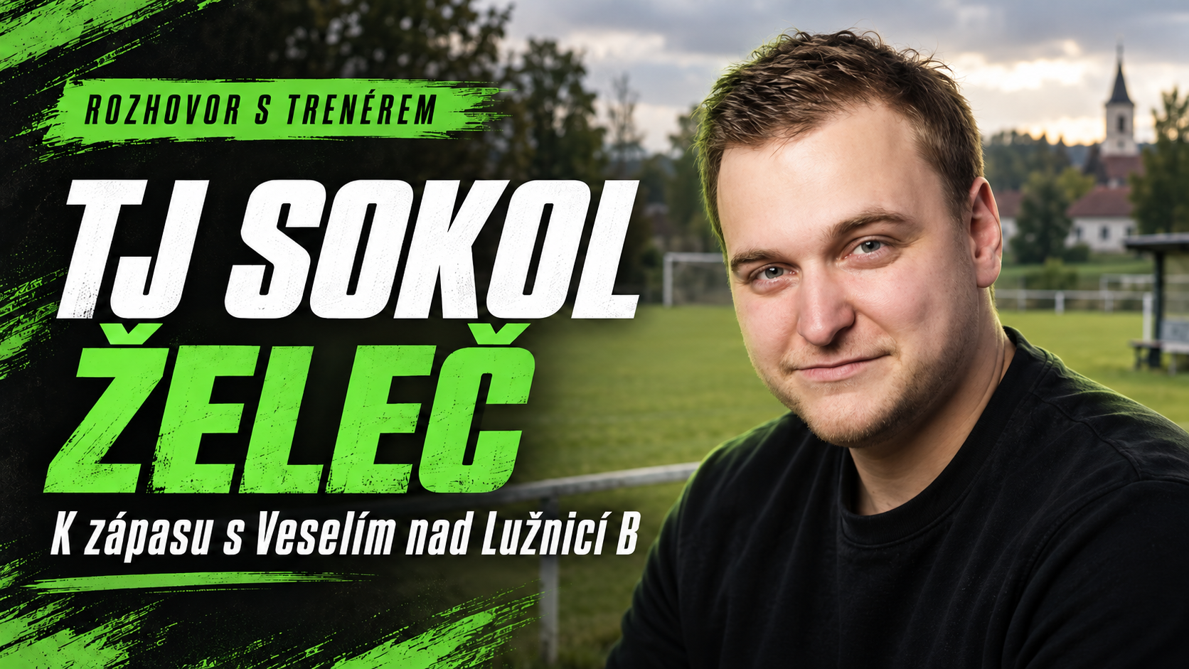Trenérův portrét pro fotbalový rozhovor