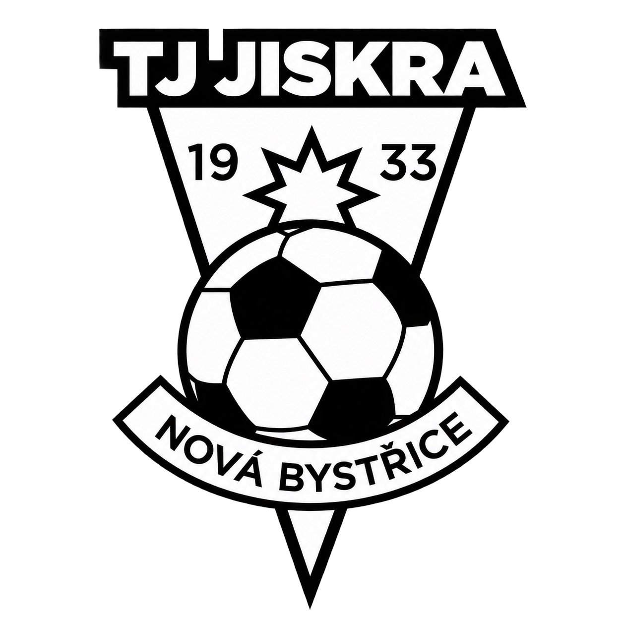 Znak TJ Jiskra Nová Bystřice